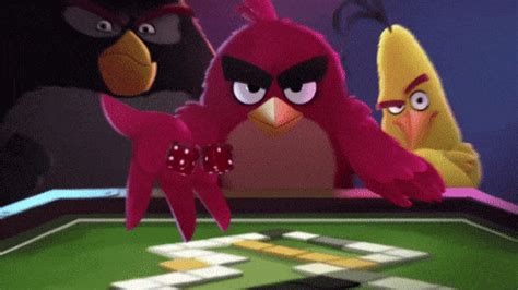 angry birds dice roll gif|Dice Roll Jump Scare Angry Birds Meme GIF.